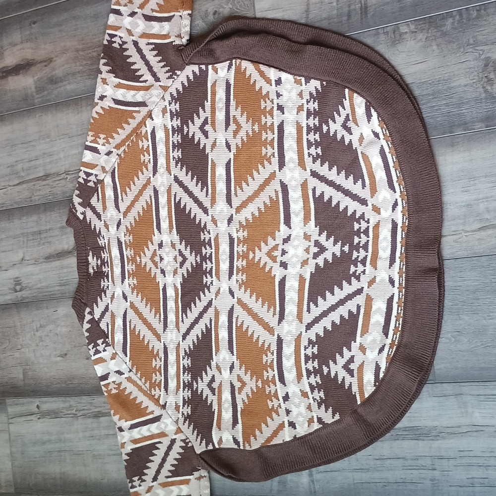 Cotton and Rye Sweater Size L Aztec Western Cowgirl Rodeo - Picture 12 of 15